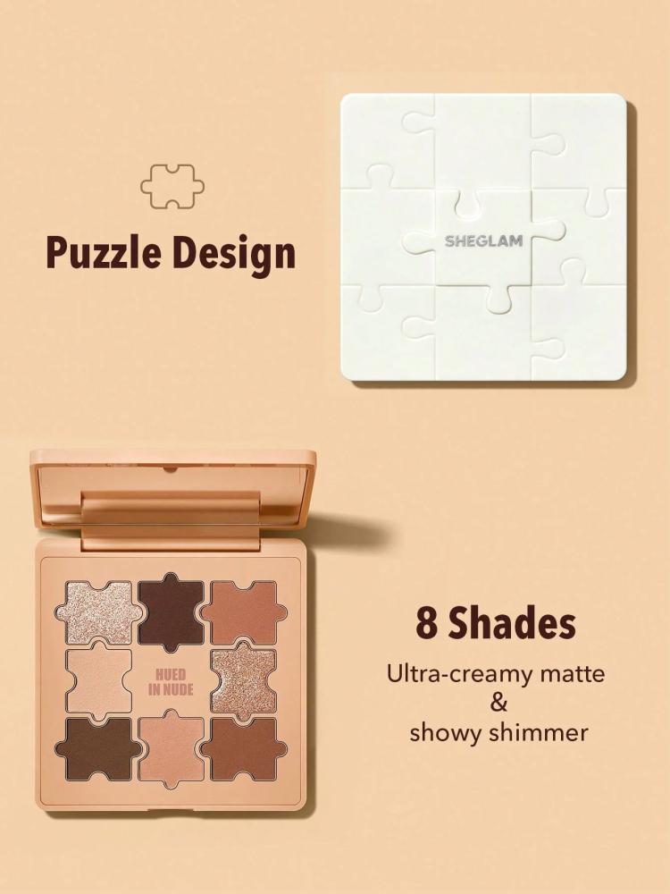 Shiglam Jazzy Jigsaw Love In Brick Eyeshadow Palette 8g