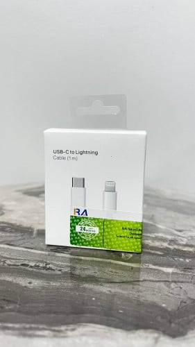 سلك شاحن ايفون بي دي من شركة رافا بضمان سنتين