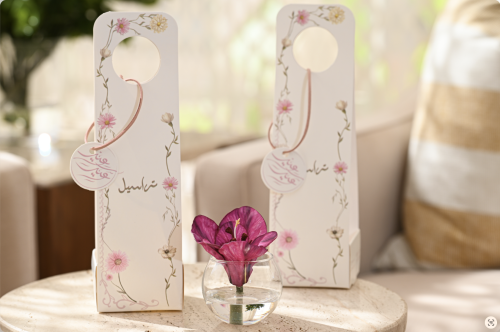 توزيعات العيد فازة ورد  (فوشي)