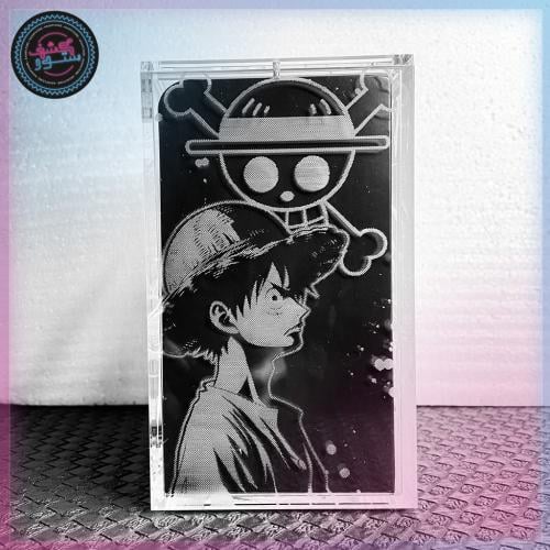 حامي بوبشيلد درع مخصص لفنكو بوب مع الرسم Custom PopShield Armor Funko POP Protector  Luffy  One Piece
