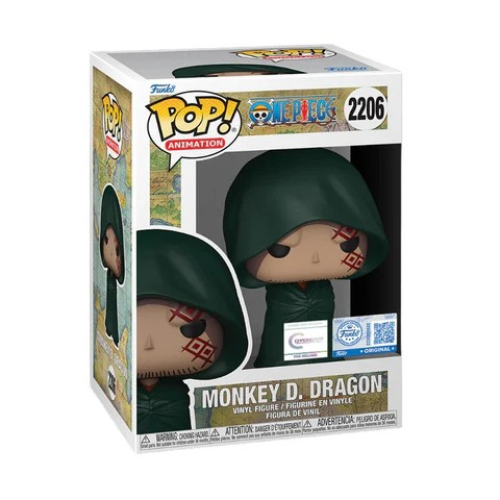 Funko Pop Name: Monkey D. Dragon (Chrono Toys Exclusive) - Common (Pre-release sticker) #2206