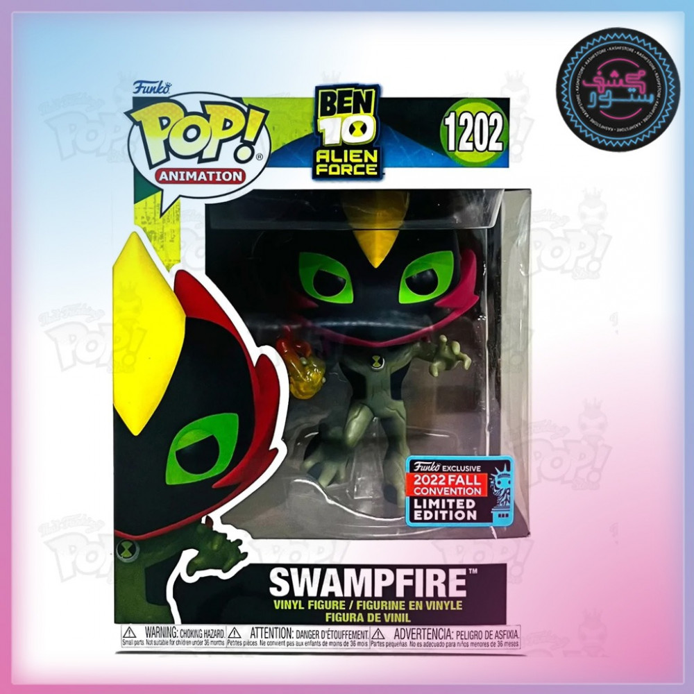 Funko Pop! Animation Ben 10 Alien Force Swampfire 2022 NYCC