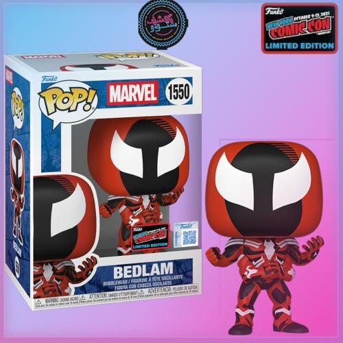 Funko Pop! Bedlam #1550 Marvel NYCC 2025 Official Con Sticker