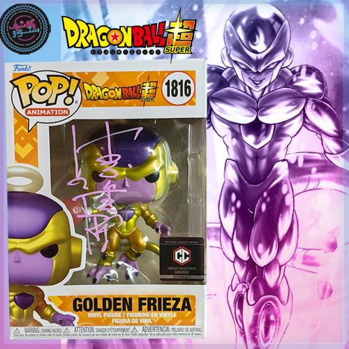 Funko Pop! DBS Golden Frieza #1816 CC Signed by Ryusei Nakao