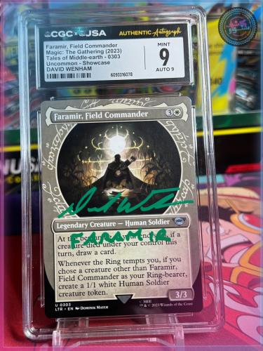 Magic The Gathering 2023 Faramir Signed By the Actor David Wenham