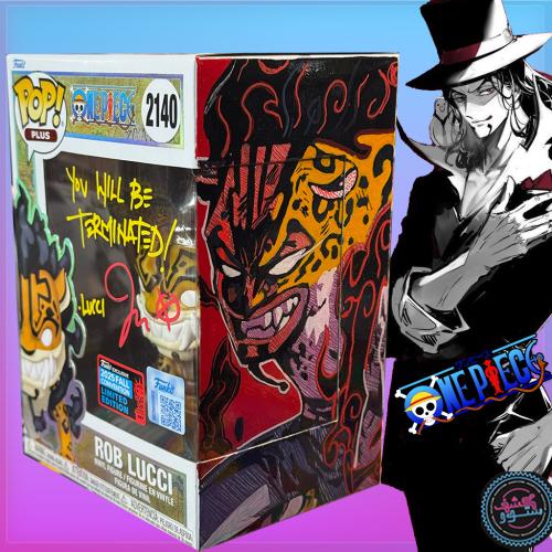 Funko Pop! Rob Lucci #2140 NYCC Excl. Signed & Quoted by Jason Liebrecht w/ JSA +  ART