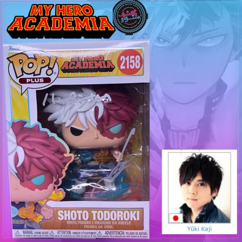 Funko POP! MHA Shoto Todoroki Plus #2158 Autographed by Yuji Kaji — Official Japanese Voice Acto