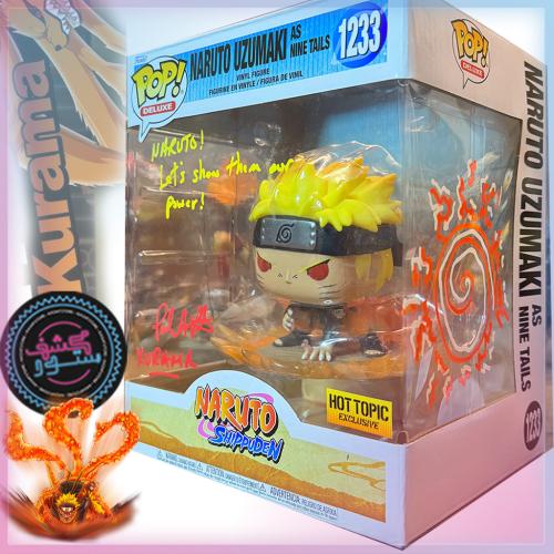 Funko Pop! Deluxe Naruto Uzumaki #1233 Autographed...