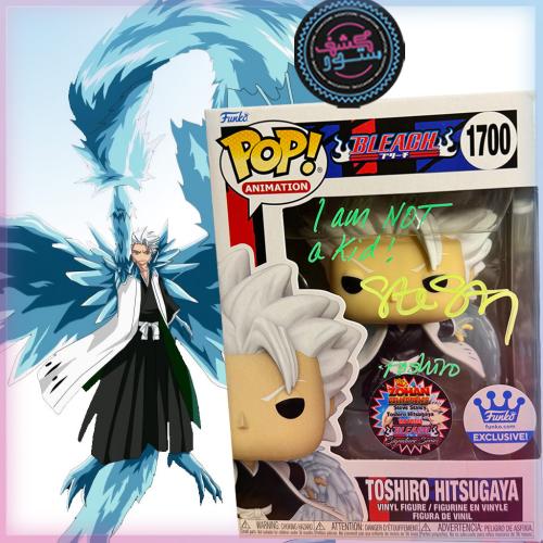Funko Pop! Vinyl: Bleach - Toshiro Hitsugaya - Signed By Steve Staley With JSA COA