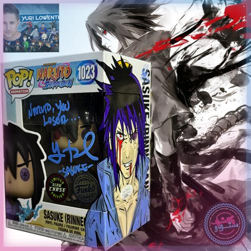 Funko Pop Sasuke Rinnegan Glow Chase SIGNED by Yur...
