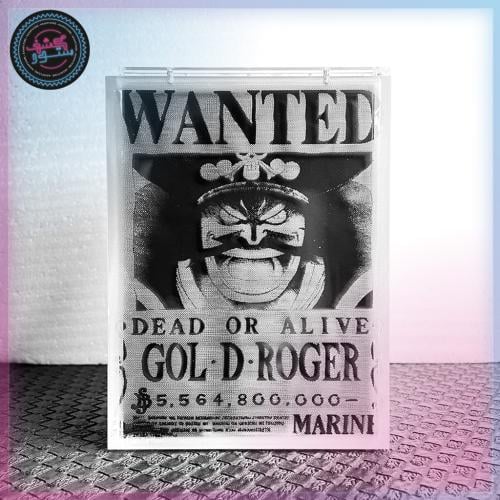 حامي بوبشيلد درع مخصص لفنكو بوب مع الرسم Custom PopShield Armor Funko POP Protector  Gol D. Roger One Piece