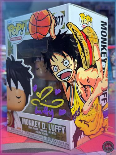 Funko Pop! One Piece Luffy Snake-Man #1266 Signed by Colleen Clinkenbeard+ ART + JSA