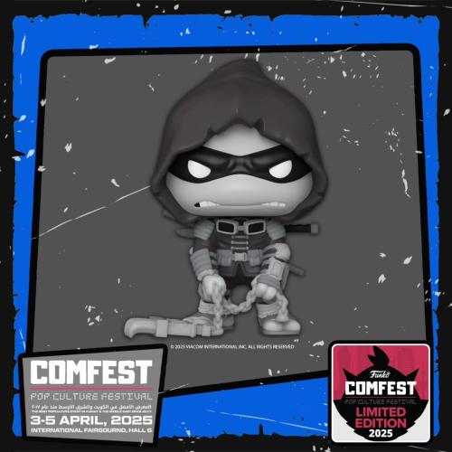 Michaelangelo as he portrays The Last Ronin Glow in the dark Funko Pop Comfest 2025 Exclusive