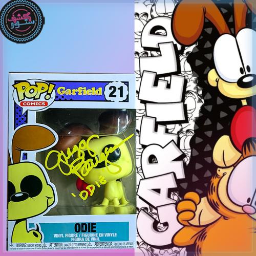 FUNKO POP GARFIELD Odie Signed By Gregg Berger With coa jsa