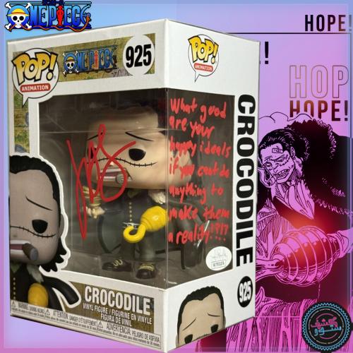 Funko Pop! One Piece Crocodile #925 John Swasey Signed jSA