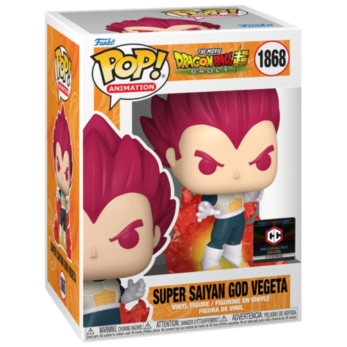 Funko  Pop DragonBall Exclusive: DBSB: SSGod Vegeta #1868