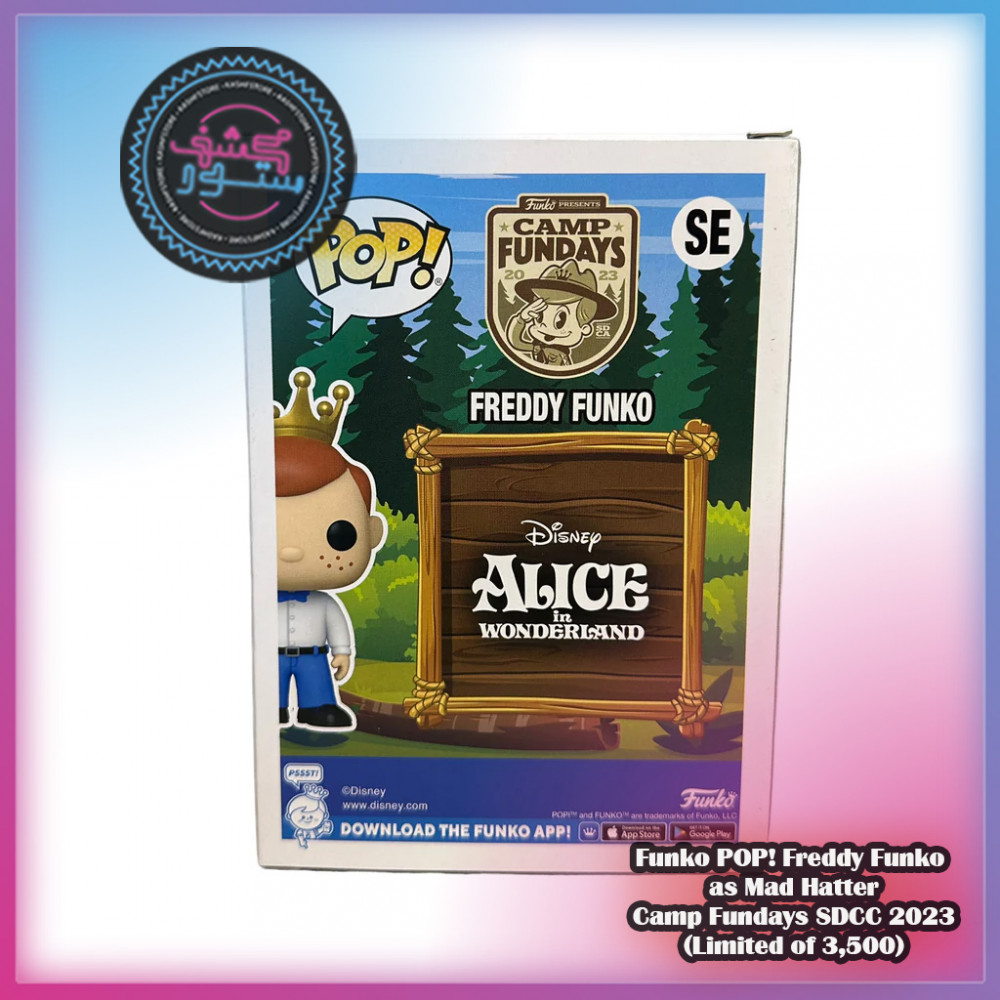 Funko POP! Freddy Funko as Mad Hatter Camp Fundays SDCC 2023 (LE