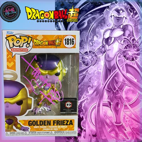 Funko Pop! DBS Golden Frieza #1816 CC Signed by Ryusei Nakao