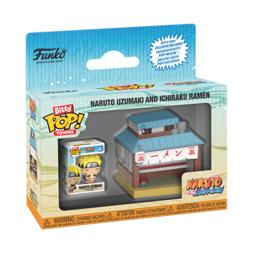 Funko Bitty Pop! Towns Naruto Uzumaki and Ichiraku Ramen