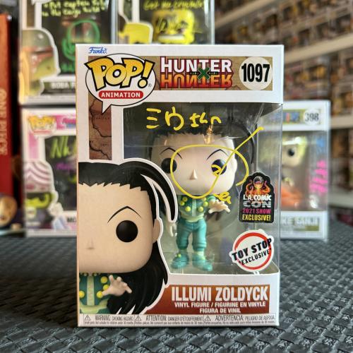 Illumi Zoldyck Funko Pop Signed PSA Japanese VA Ma...