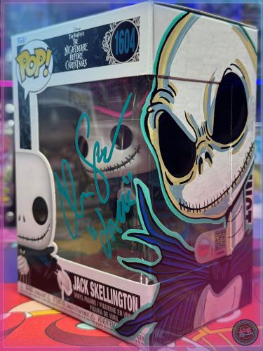 Funko Pop! Jack Skellington #1604 Signed By Chris Sarandon + Custom ART + SWAU COA