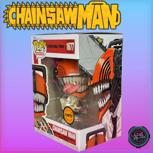 Funko Pop! Chainsaw Man #1677 (Chase) +  Custom ART
