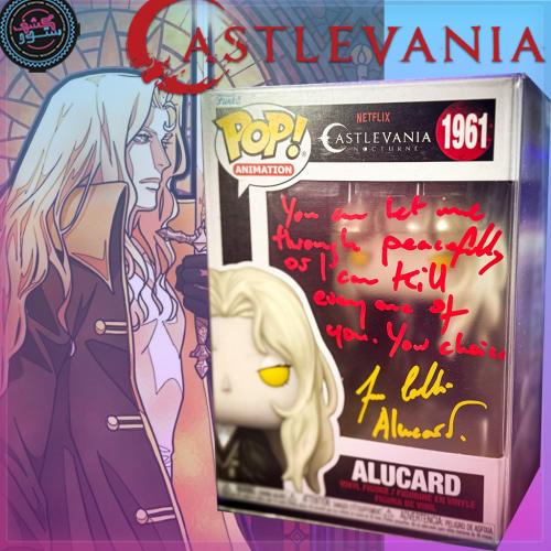 Funko Pop Castlevania Alucard #1961  Signed By James Callis + JSA