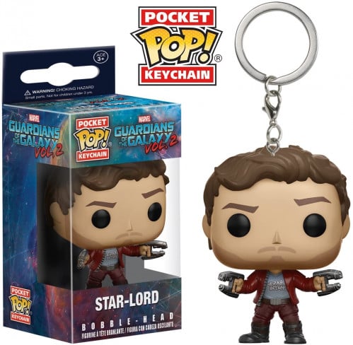 Funko Pop Keychain: Guardians of the Galaxy 2 Star Lord