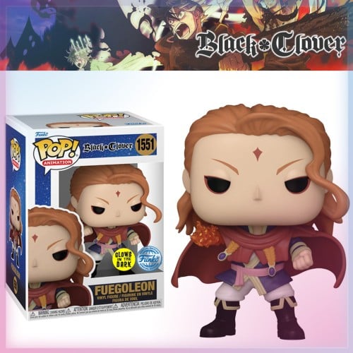 Funko Pop! Animation: Black Clover - Fuegoleon ( GloW )( Excluse )