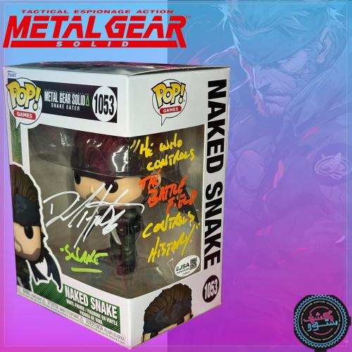 Funko Pop! Naked Snake Funko Pop #1053 Signed By David Hayter JSA authenticated