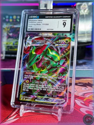 CGC Evolvong Skies POKEMON 2021 RAYQUAZA VMAX