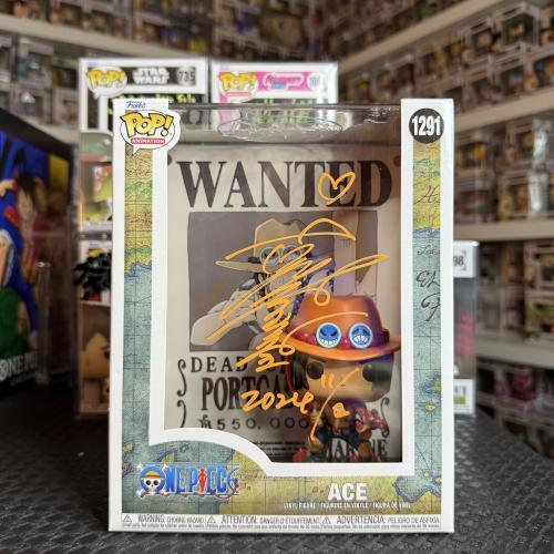 Funko POP One Piece - Ace Wanted Poster Signed by...