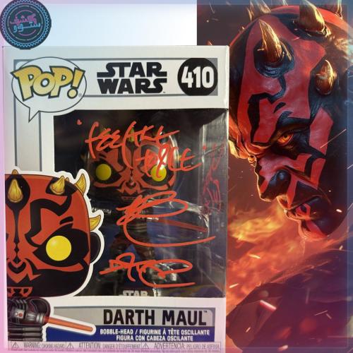 Funko Pop! Star Wars Darth Maul Signed By Ray Park