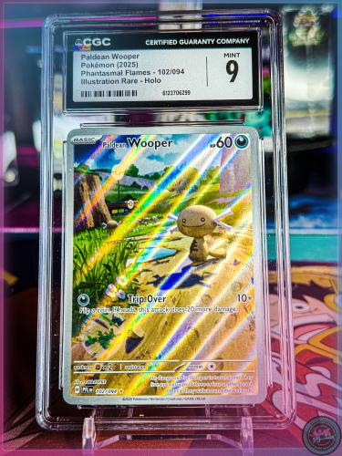 CGC  Phantasmal Flames POKEMON 2025 PALDEAN WOOPER