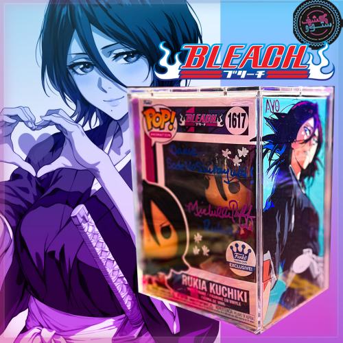 Funko Pop! Vinyl: Bleach - Rukia Kuchiki - Funko (Exclusive) #1617 Signed By VA!Michelle Ruff + Certified