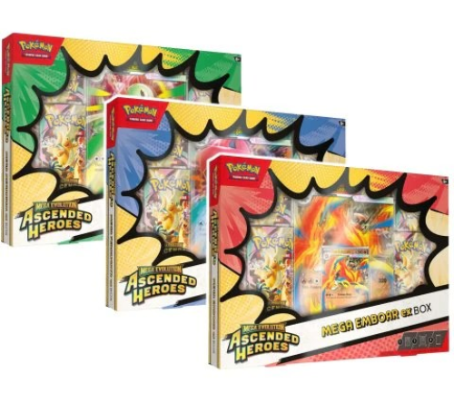 Pokémon Mega Evolution - Ascended Heroes EX Box Mega