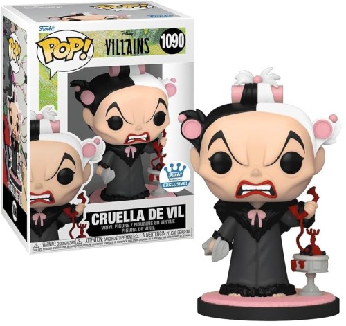 Funko Pop! Vinyl: DisneyPop! Cruella de Vil Holdin...