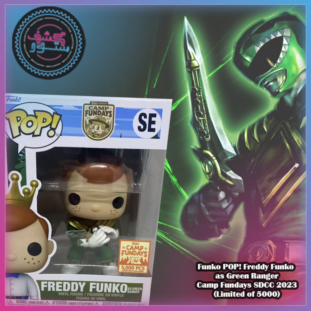 Freddy Funko as Green Ranger Camp Fundays LE 5000 PCS selling Funko Pop!