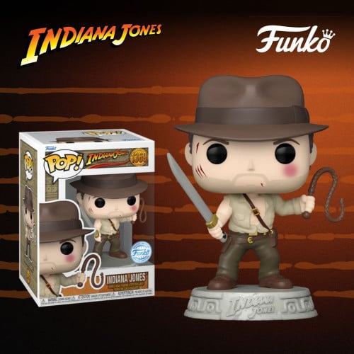 Funko Pop! Movies: Indiana Jones 2 - Indiana Jones with Whip (Exc)
