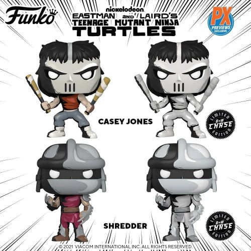 Funko POP! Casey jones  Shredder Comics: Teenage Mutant Ninja Turtles