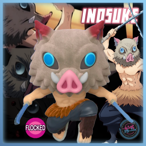 Funko Demon Slayer: Kimetsu no Yaiba - Inosuke Hashibira Exclusive (Flocked)