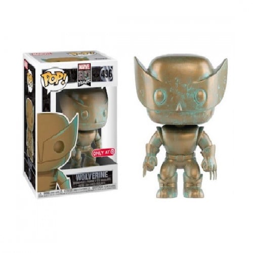 Funko Pop! Marvel 80th Wolverine Patina #496 Target Exclusive