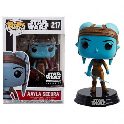 Funko Pop! Star Wars #217 Aayla Secura Star Wars Smuggler’s Bounty Exclusive