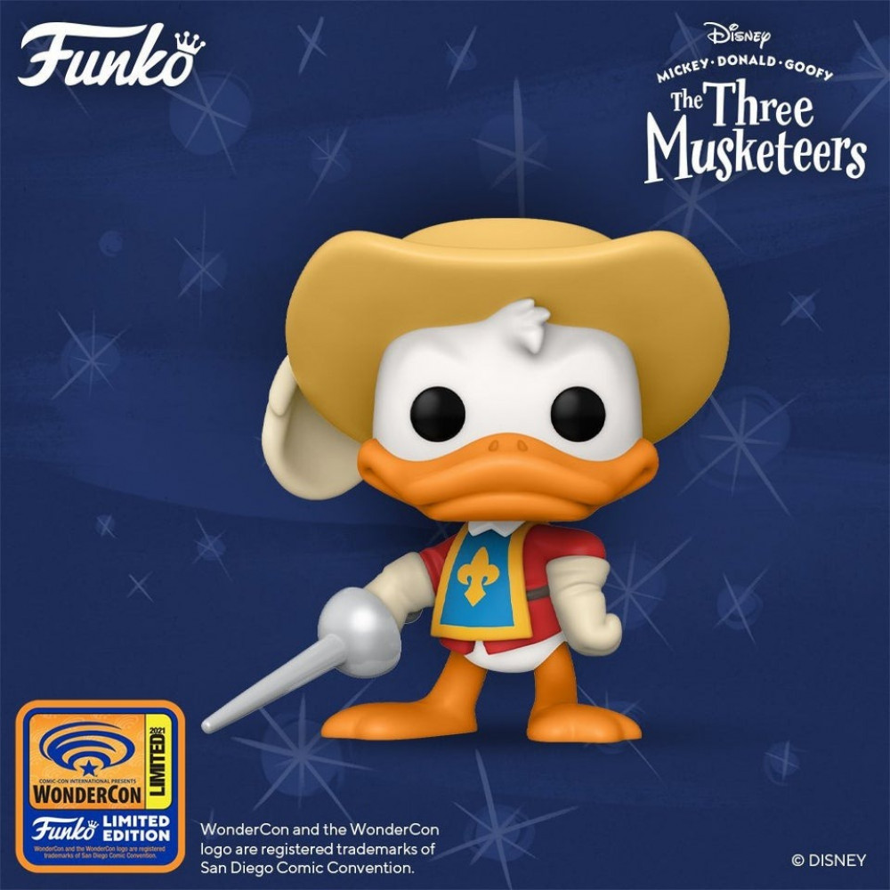 donald duck three musketeers funko