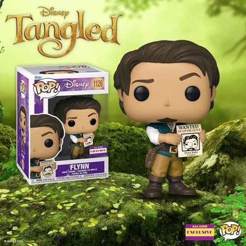 Funko POP Tangled - Flynn with Wanted Poster