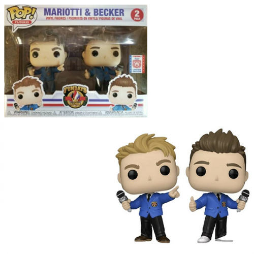 Funko Pop! Fundays Games Mariotti And Becker 2 Pack Funkon Exclusive