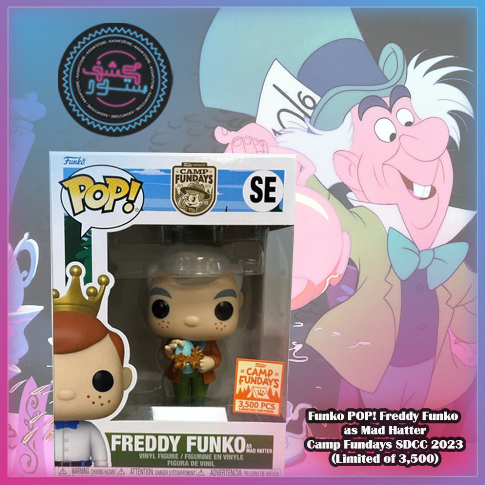 Funko POP! Freddy Funko as Mad Hatter Camp Fundays SDCC 2023 (LE