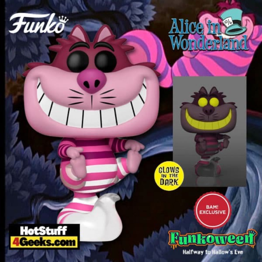 Funko Alice in Wonderland POP! Disney Cheshire Cat Exclusive Vinyl Figure  #1059 [Translucent, Glow-in-the-Dark]