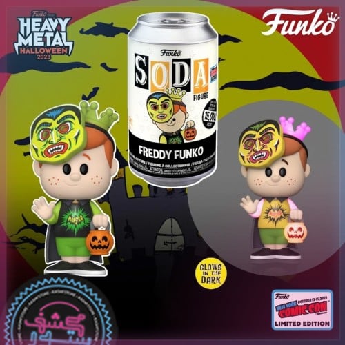 Funko Vinyl SODA Trick or Treat Freddy Funko Freddy Funko NYCC 2023 Exclusive