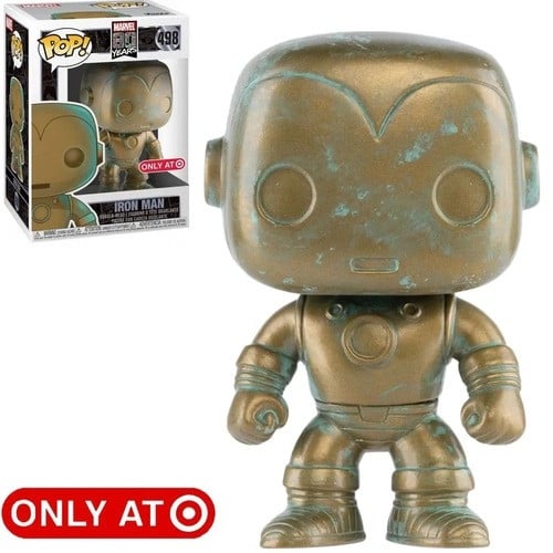 Funko POP! Marvel 80th Anniversary - Iron Man [Patina] # 498 - Target Exclusive